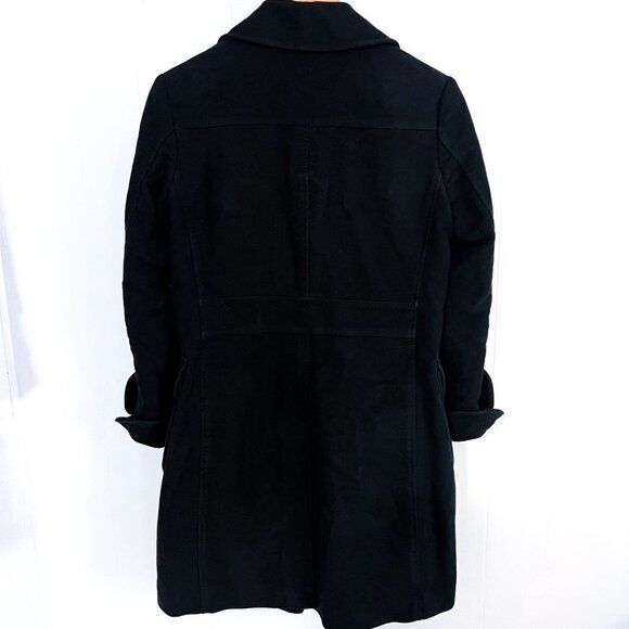 Black Toggle Duffle Car Coat Size Extra Small - Picture 4 of 10